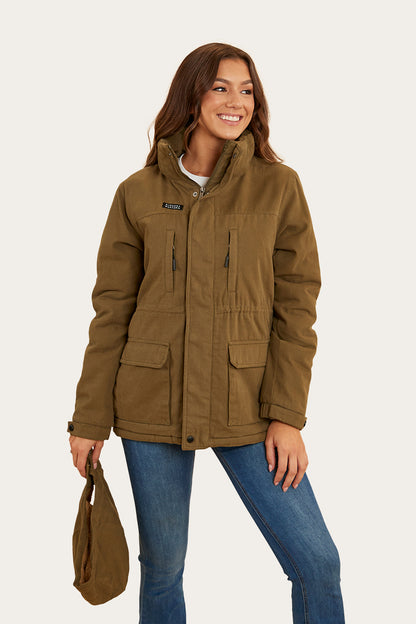 Hadley Womens Jacket - Military Green