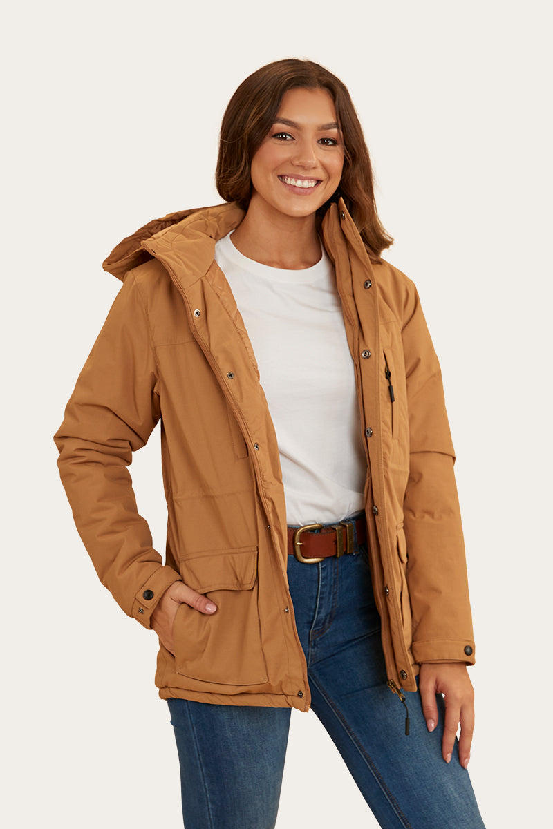 Kickback Womens Jacket - Tawny Brown