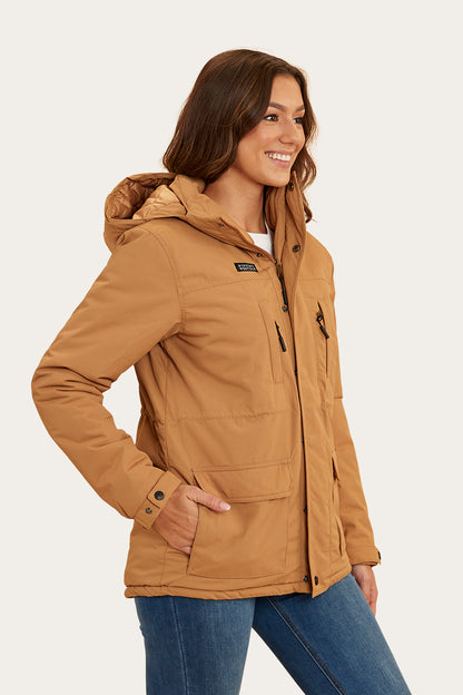 Kickback Womens Jacket - Tawny Brown