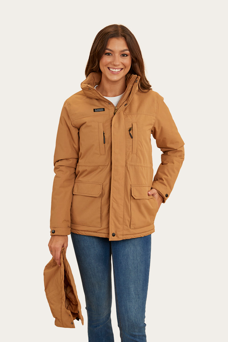 Kickback Womens Jacket - Tawny Brown