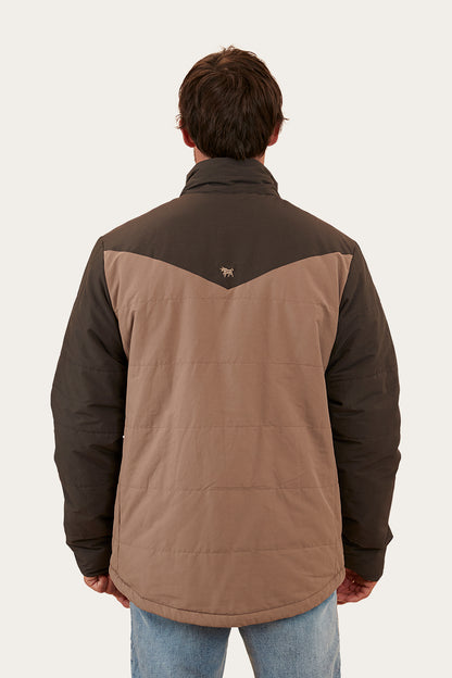 Dixon Mens Puffer Jacket - Mushroom