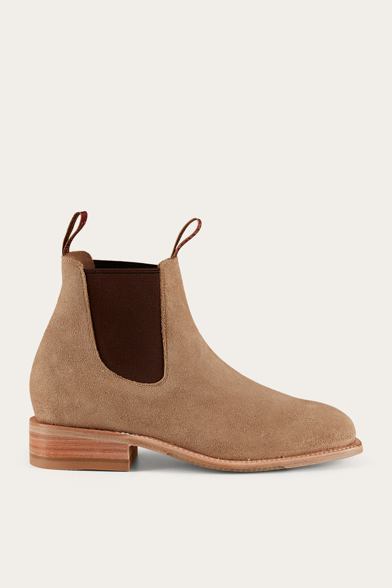 Kununurra Mens Boot - Beige Suede