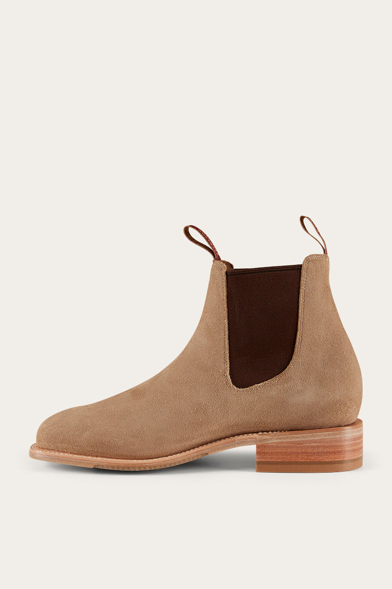 Kununurra Mens Boot - Beige Suede