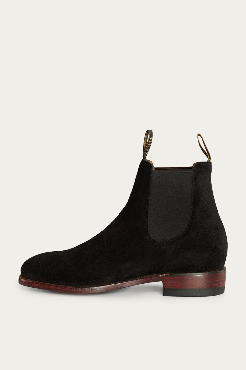 Kununurra Mens Boot - Black Suede