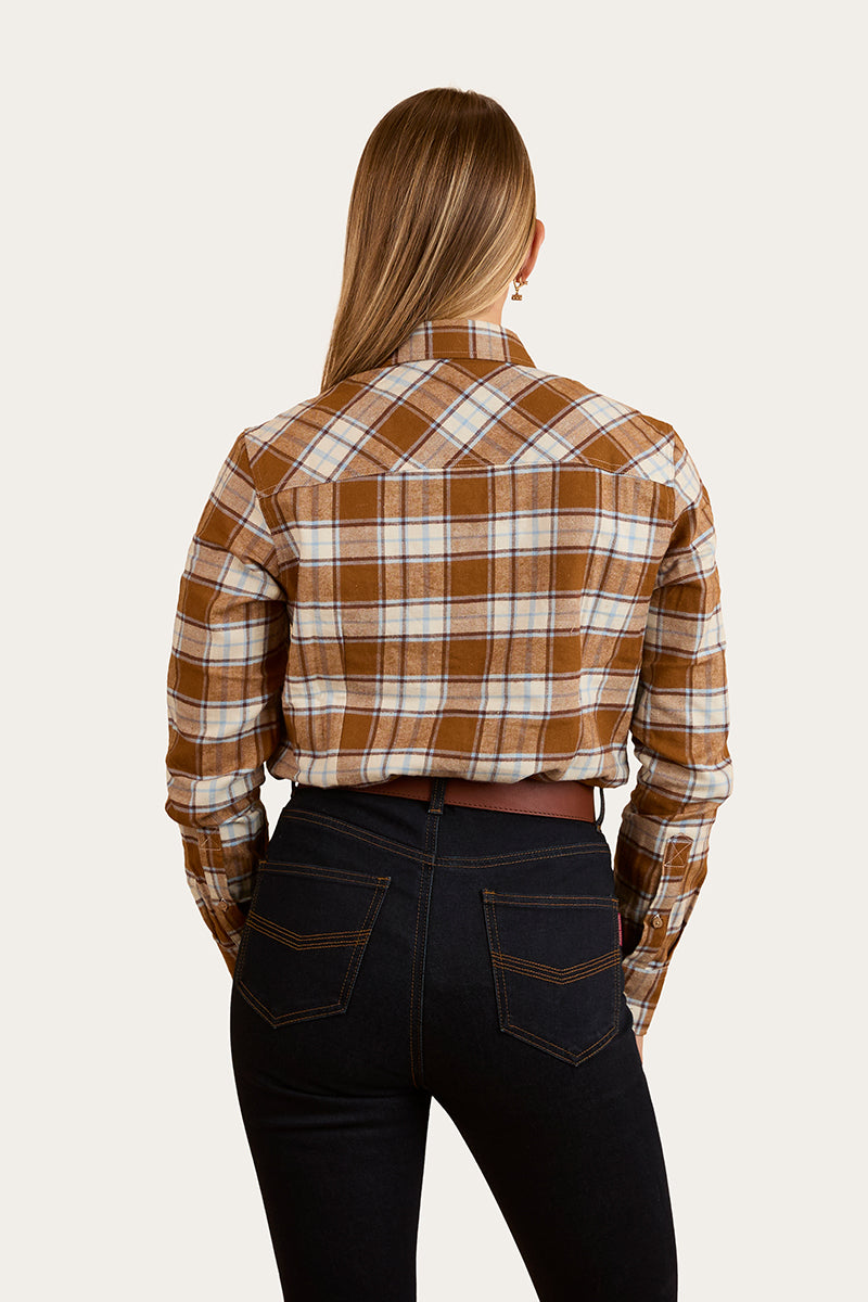 Clementine Womens Flannel - Toffee