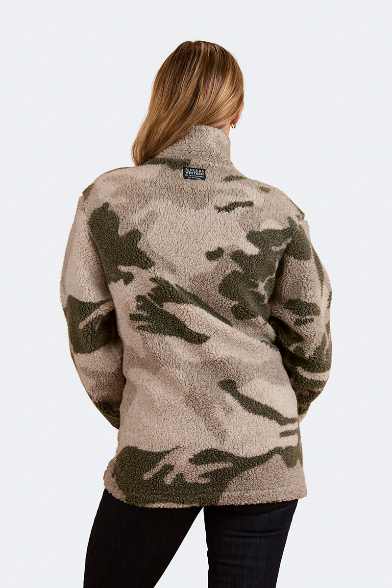 Lennonville Unisex Camo Fleece - Light Camo