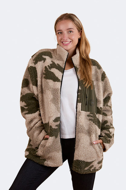 Lennonville Unisex Camo Fleece - Light Camo