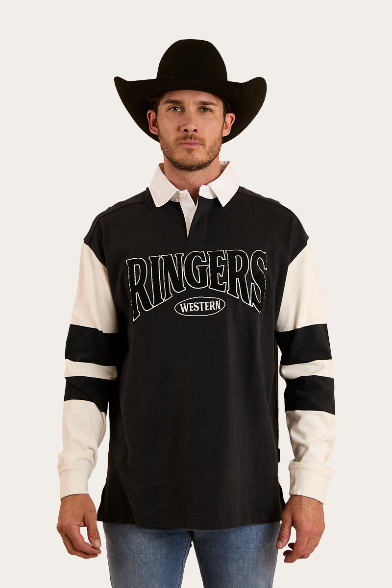 Lowden Rugby Jersey - Black / Off White