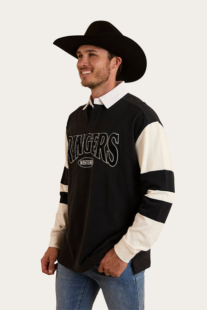 Lowden Rugby Jersey - Black / Off White