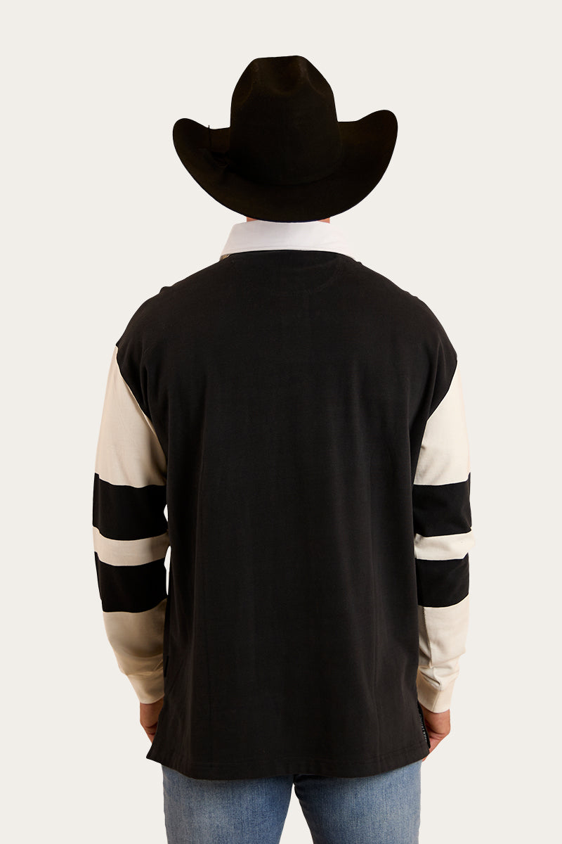 Lowden Rugby Jersey - Black / Off White