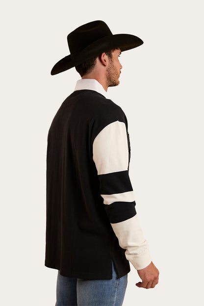 Lowden Rugby Jersey - Black / Off White