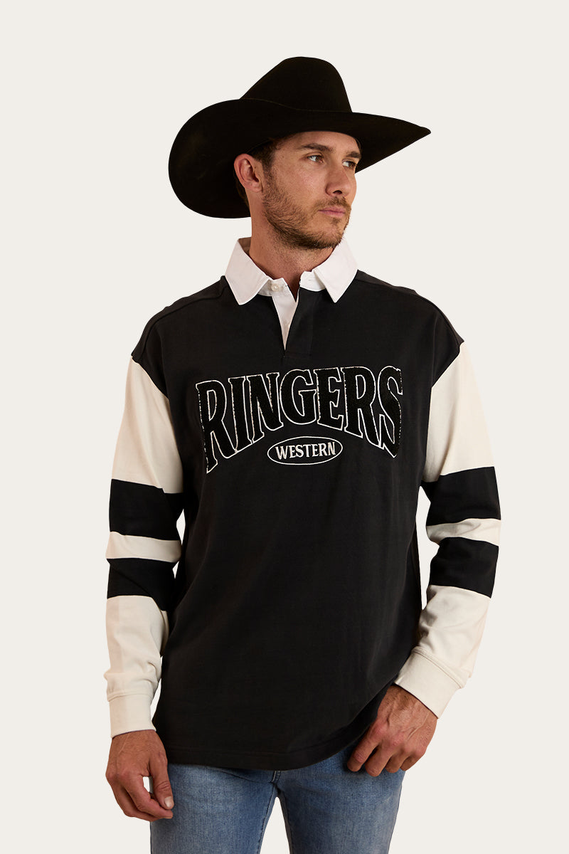 Lowden Rugby Jersey - Black / Off White