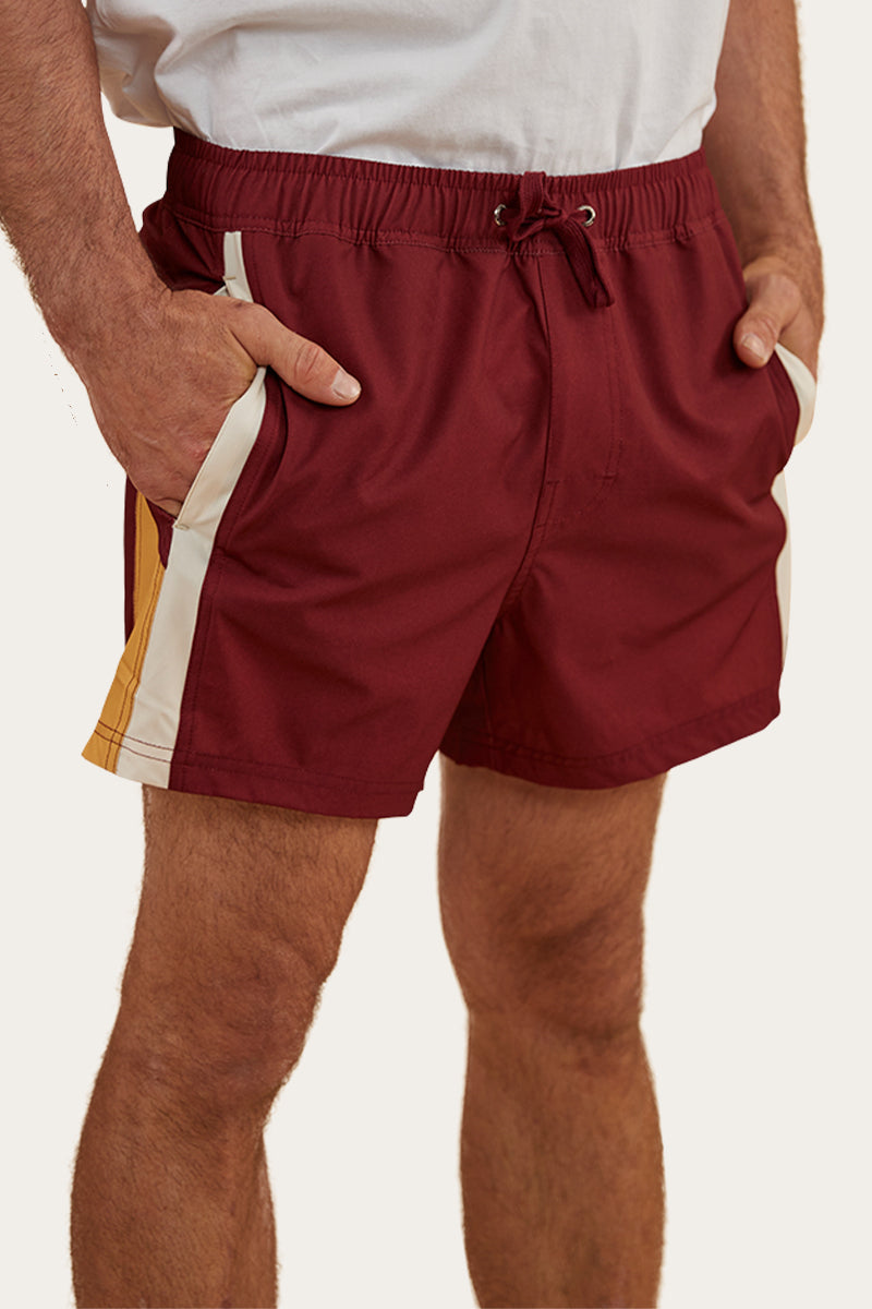 Rally Mens Swim Short - Burgundy