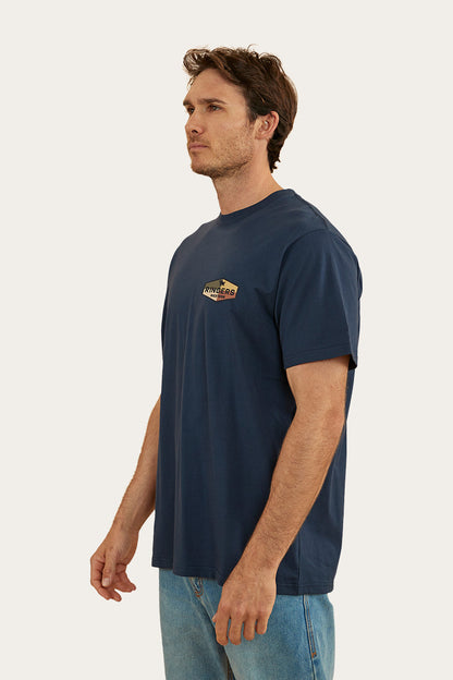 Servo Mens Loose Fit T-Shirt - Navy