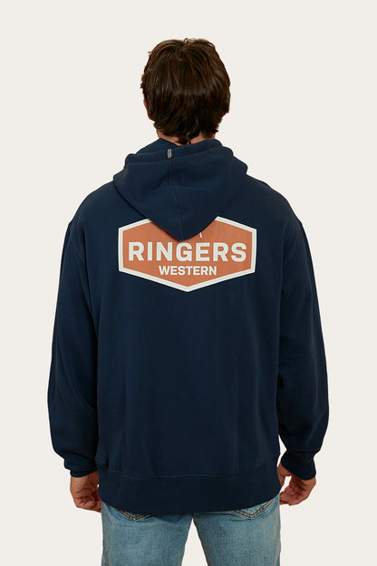 Servo Mens Hoodie - Navy/Copper