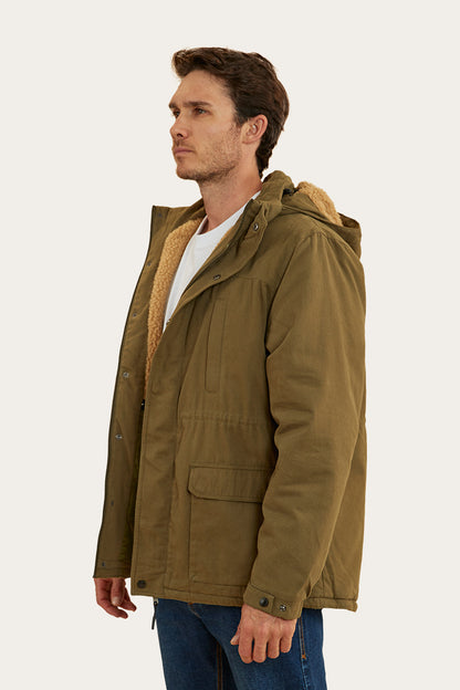 Judd Mens Jacket - Military Green