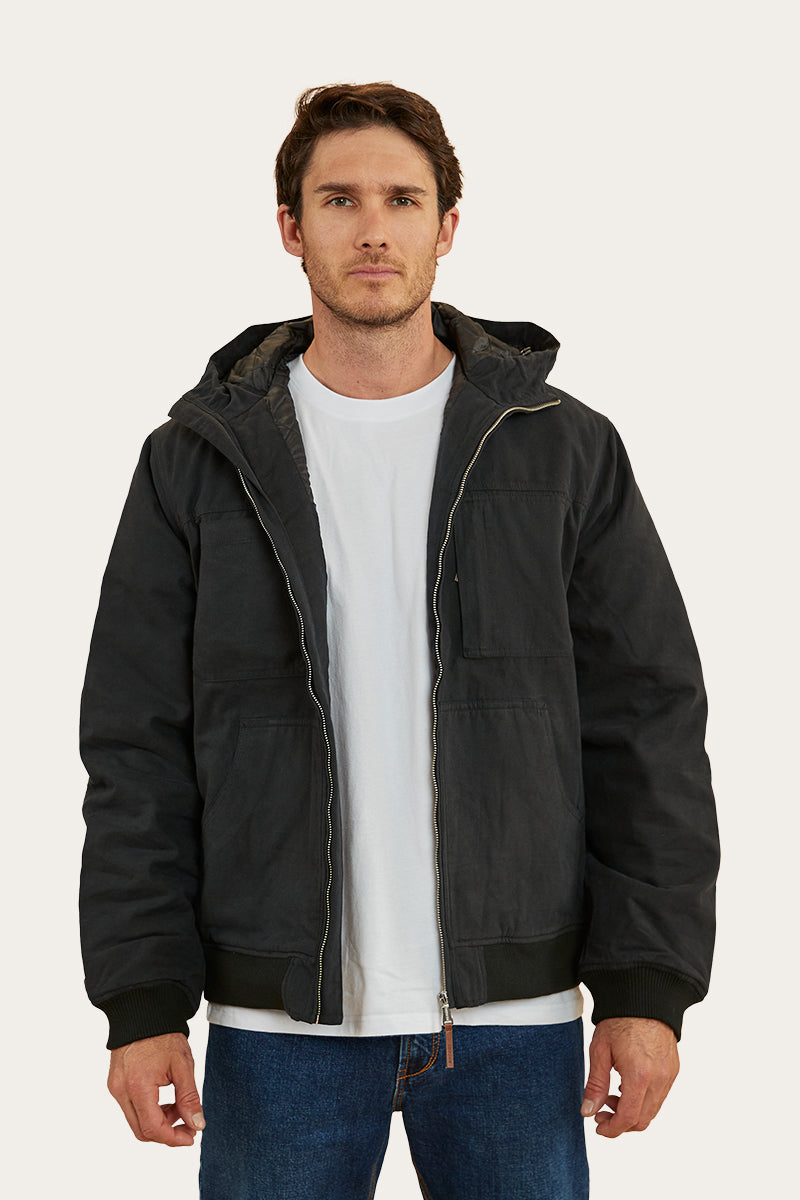 Sinclair Mens Canvas Jacket - Black – Ringers Western