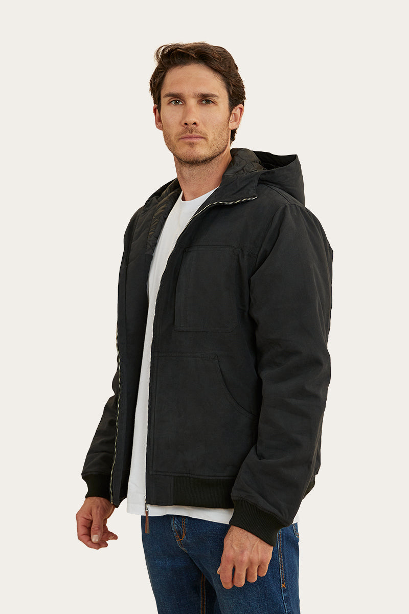 Sinclair Mens Canvas Jacket - Black