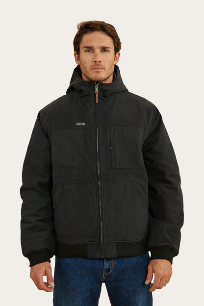 Sinclair Mens Canvas Jacket - Black