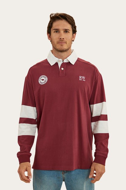 Rivalry Unisex Rugby Jersey - Maroon