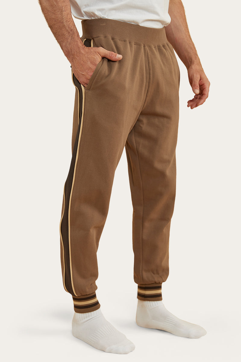 Davis Mens Trackpant - Mushroom/Charcoal