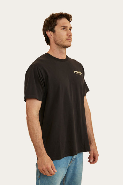 Haulin Mens Loose Fit T-Shirt - Black