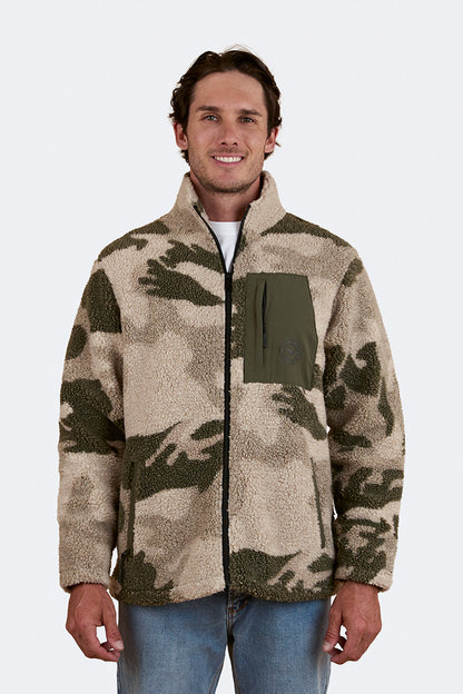 Lennonville Unisex Camo Fleece - Light Camo