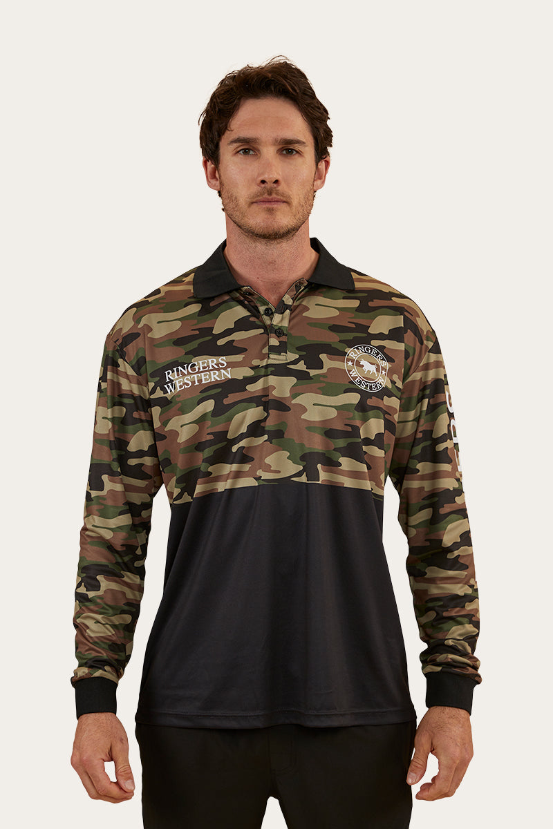 Halls Creek Unisex Fishing Jersey - Camo