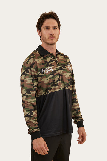 Halls Creek Unisex Fishing Jersey - Camo