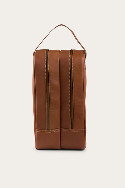 Miguel Leather Boot Bag - Bourbon