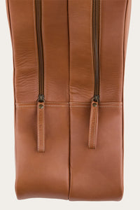 Miguel Leather Boot Bag - Bourbon