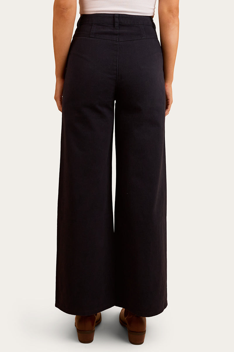 Milani Womens Wide Leg Pant - Navy