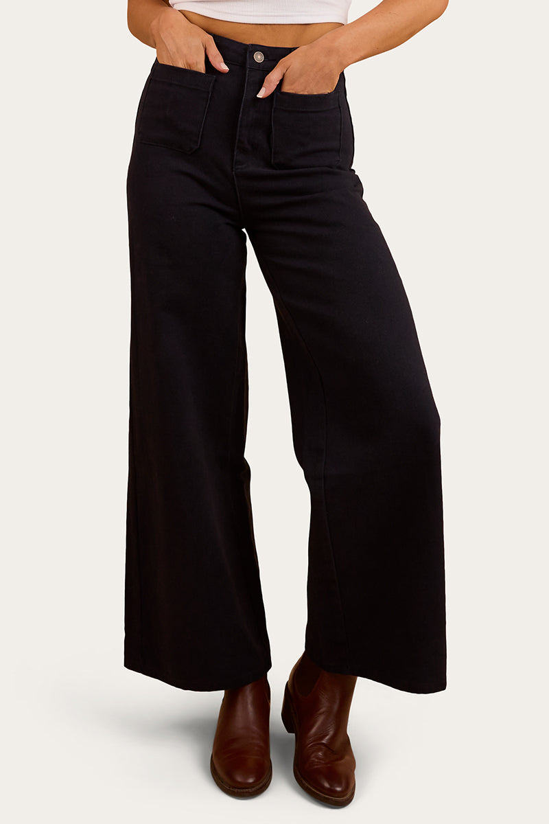 Milani Womens Wide Leg Pant - Navy