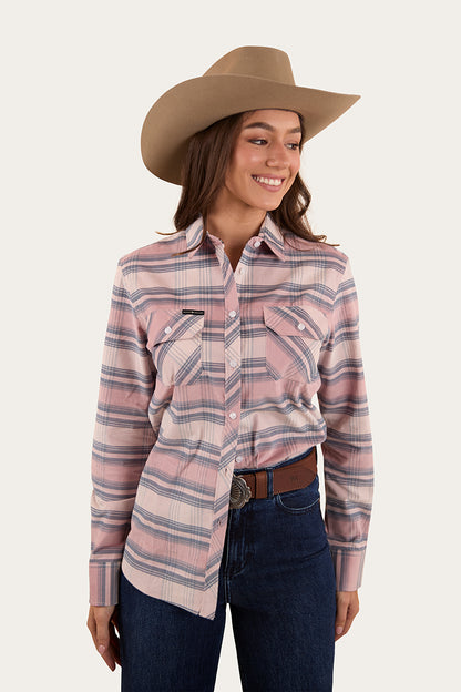 Millicent Womens Flannel - Rosey Pink