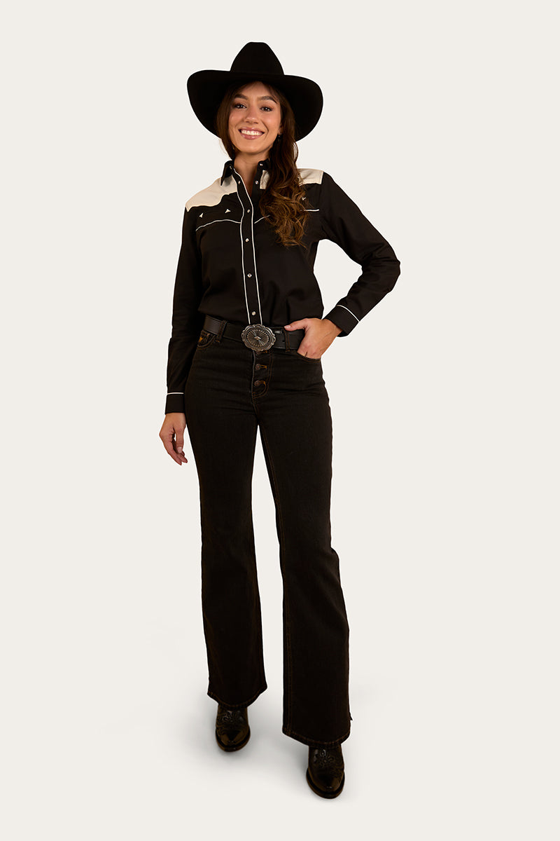 Musgraves Womens Western Shirt - Black