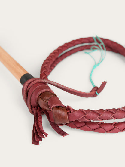 Redhide 4ft 6 Kids Stock Whip - Red Hide