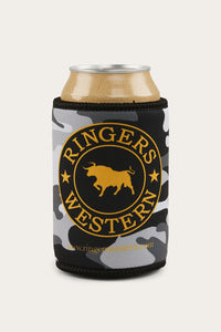 Signature Bull Stubby Cooler - Grey Camo