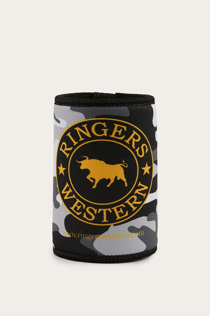 Signature Bull Stubby Cooler - Grey Camo