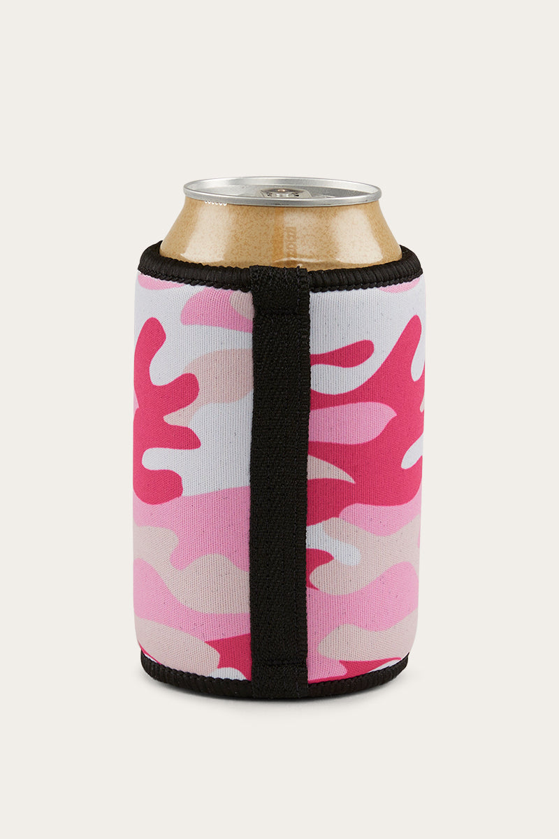 Signature Bull Stubby Cooler - Pink Camo