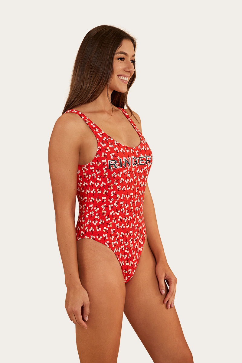 Posie Womens One Piece - Firey Red