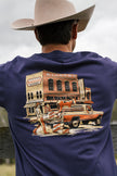 Haulin Mens Loose Fit T-Shirt - Washed Navy