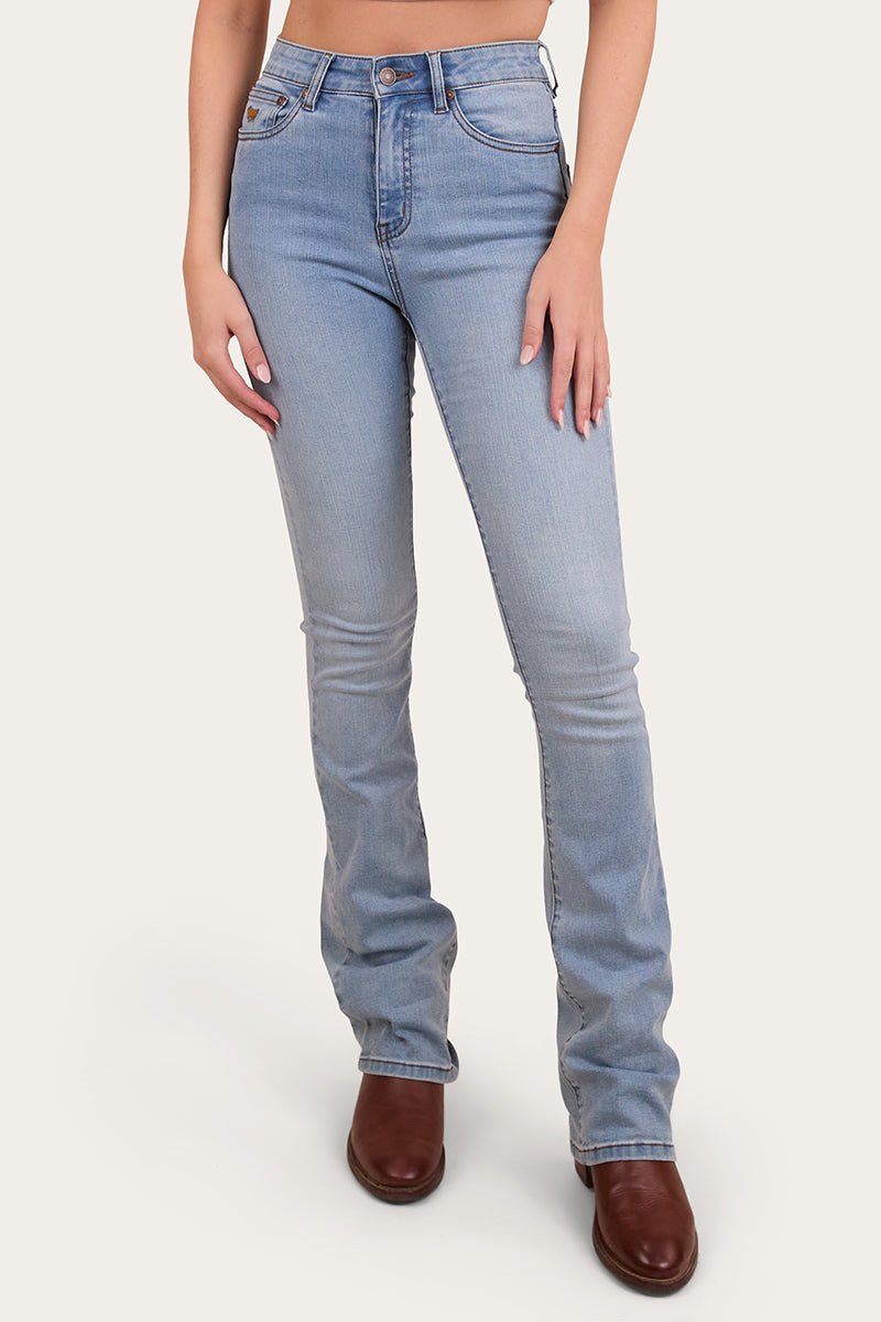 Penny Rodeo Womens High Rise Bootleg Jean - Vintage Light Blue