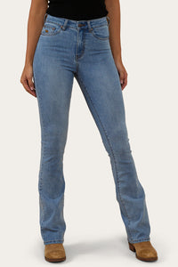 Penny Womens High-Rise Bootleg Jeans Coolmax - Vintage Blue Wash