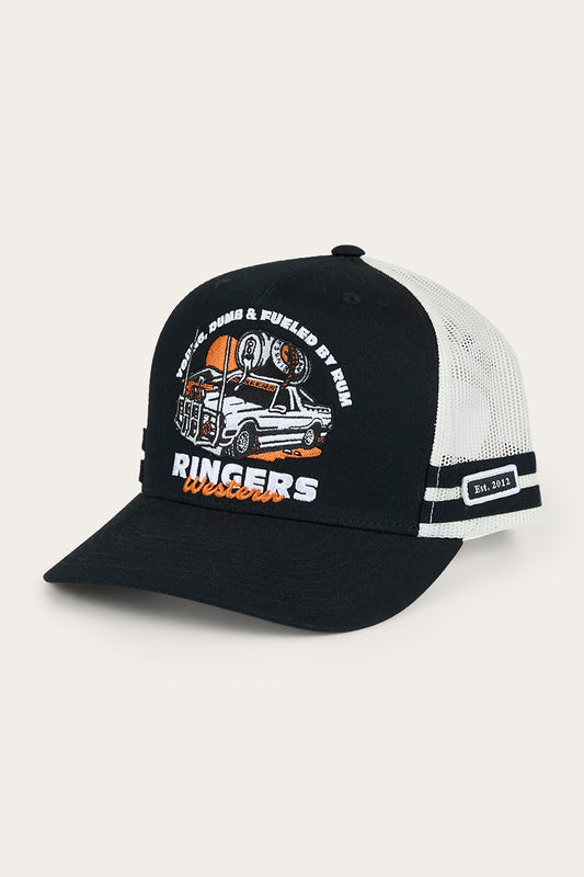 Rum Runner Trucker Cap - Black