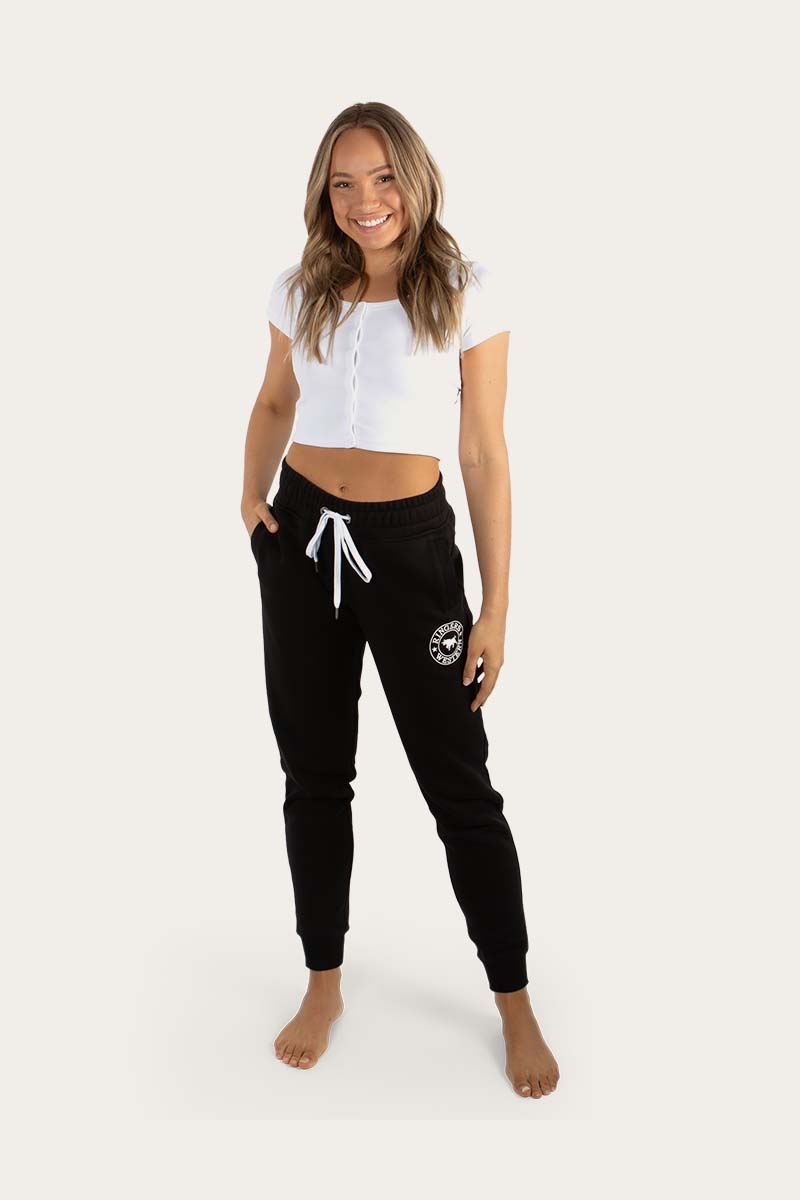 Lorne Womens Trackpant - Black/White