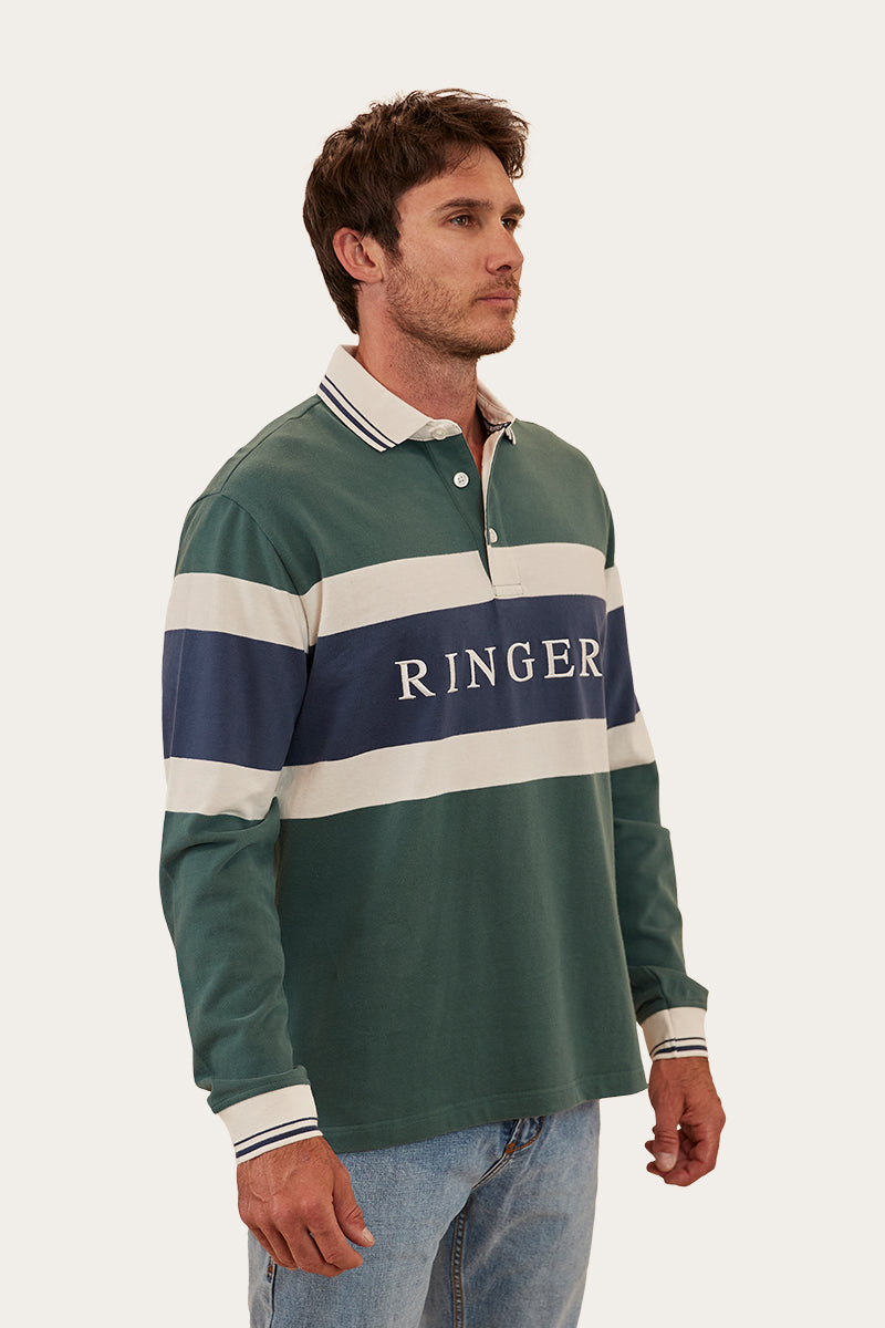 Redding Mens Rugby Jersey - Pine