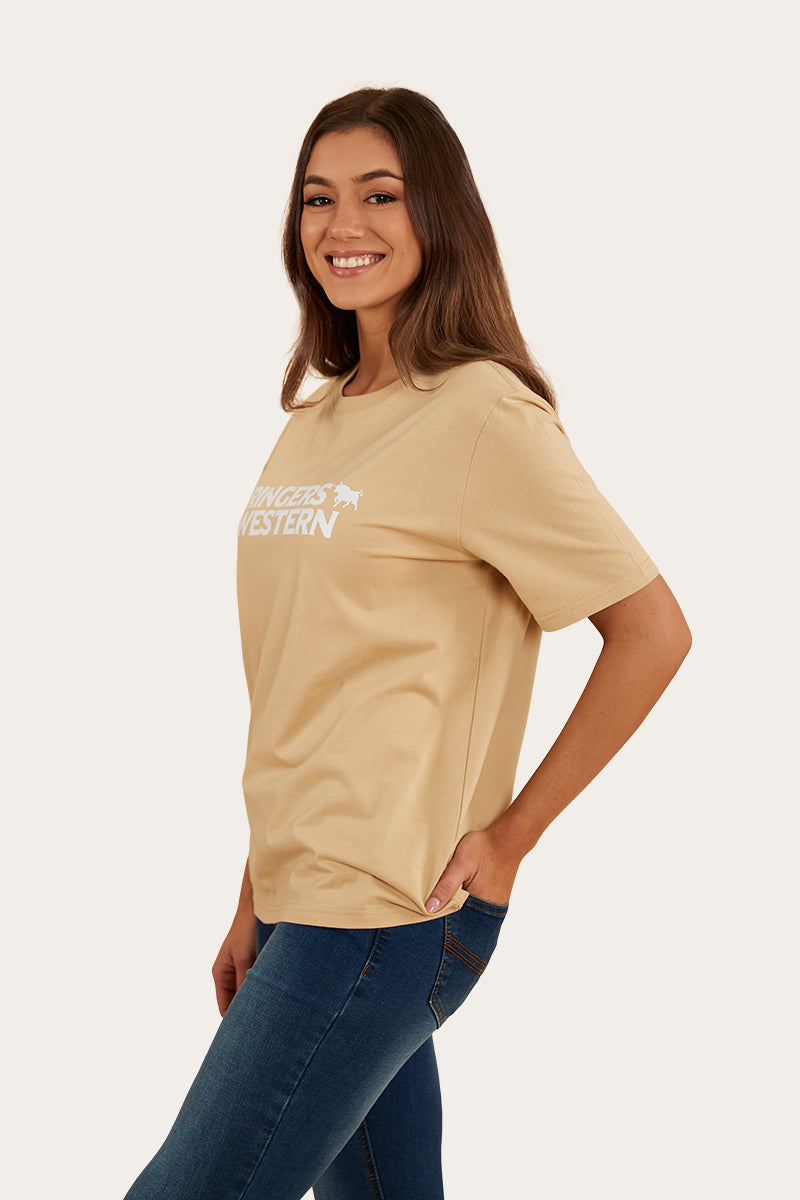 Somerset Womens Loose Fit T-Shirt - Dark Sand