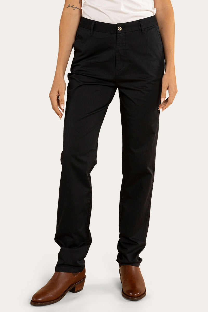 Scottsdale Womens Regular Fit Chino Pant - Dark Navy