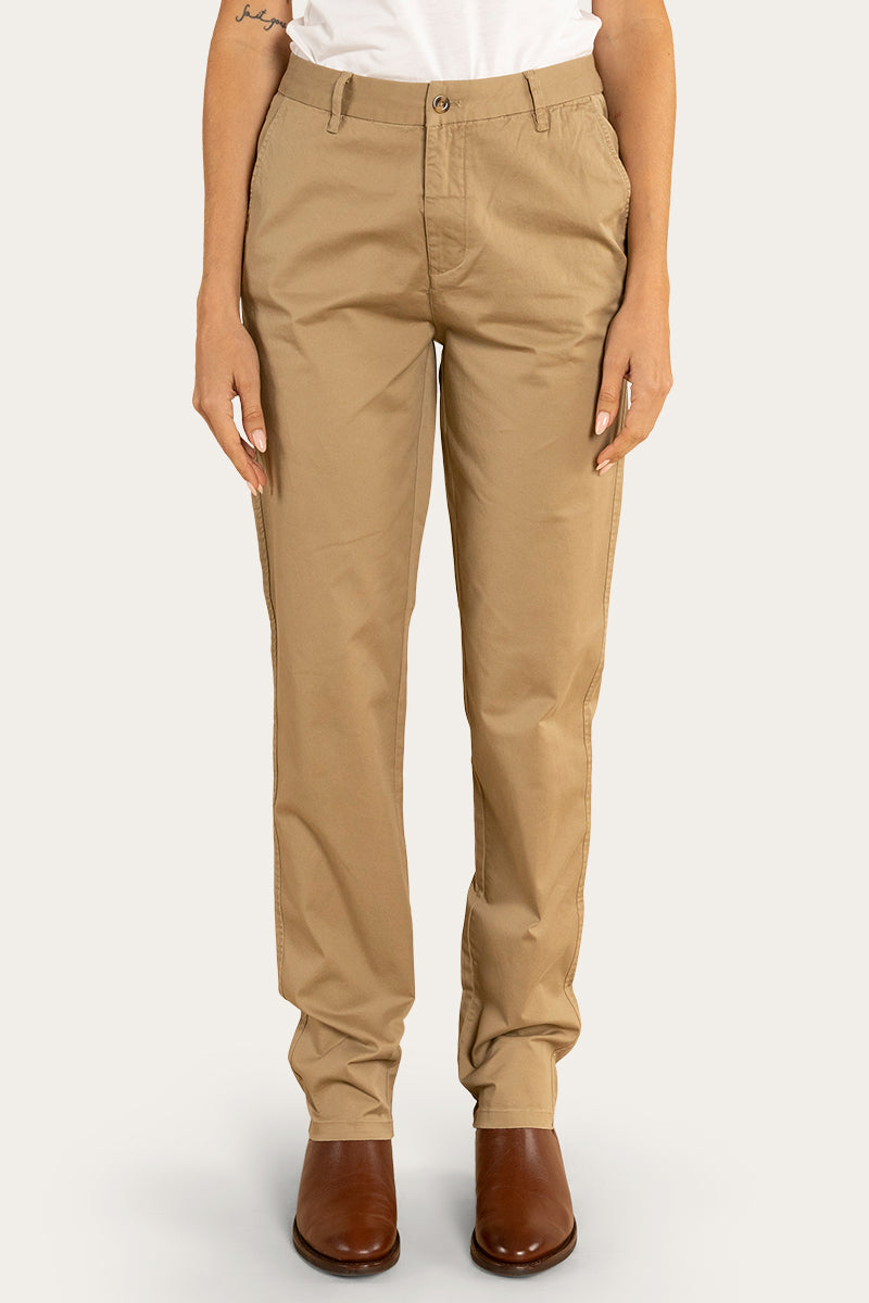 Scottsdale Womens Regular Fit Chino Pant - Clay