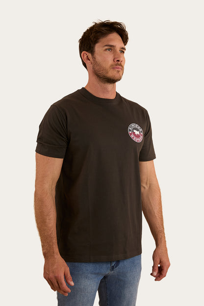 Signature Bull Mens Classic T-Shirt - Charcoal / Split